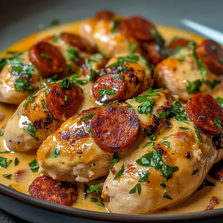 Aiguillettes de Poulet, Sauce Crémeuse au Chorizo