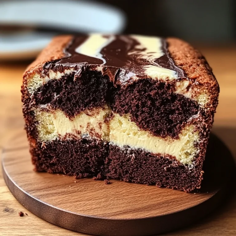 Cake Marbré Ultra Moelleux au Chocolat