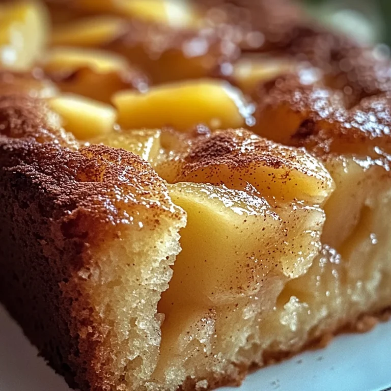 Cake aux pommes fondantes