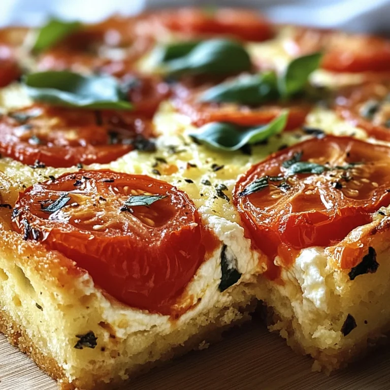 Cake moelleux tomate & mozzarella