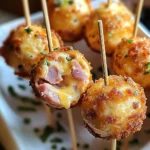 Cake pops salés jambon de poulet fromage