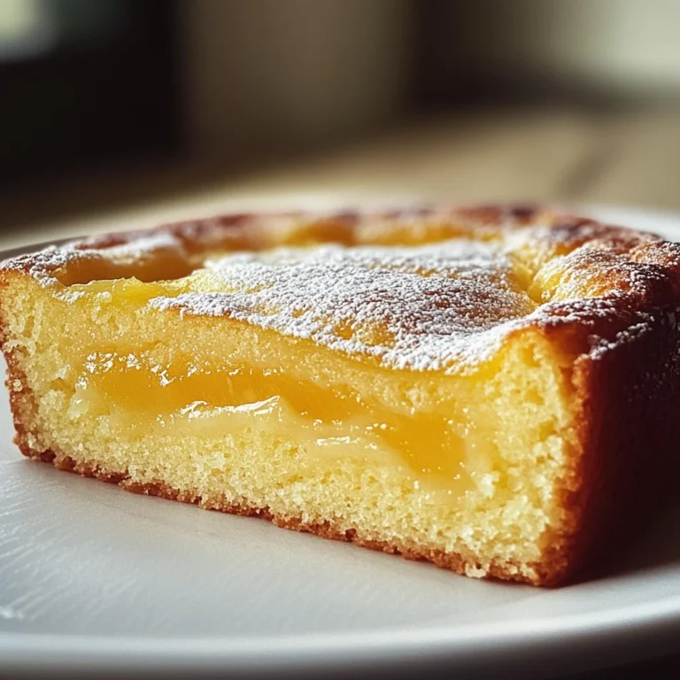 Gâteau 12 Cuillères à Soupe au Citron