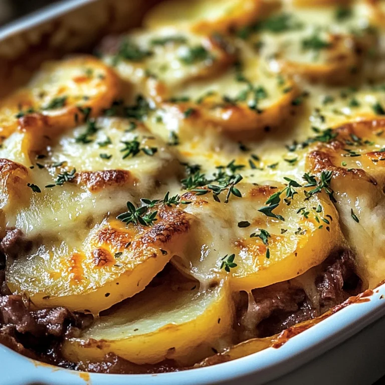 Gratin de Pommes de Terre et Bœuf Haché