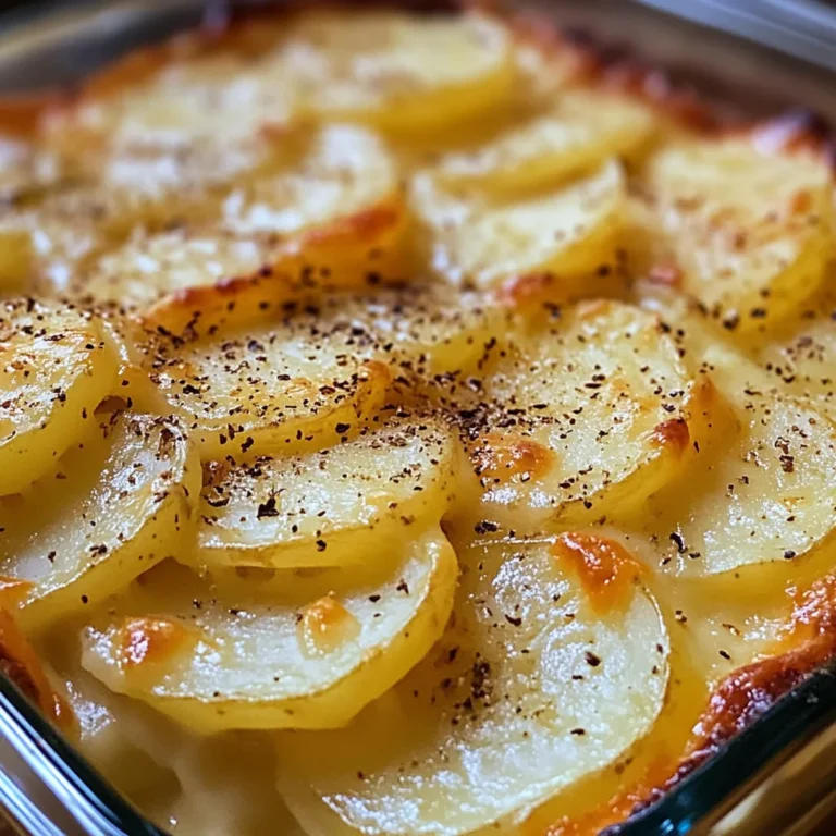 Gratin de pommes de terre crémeux