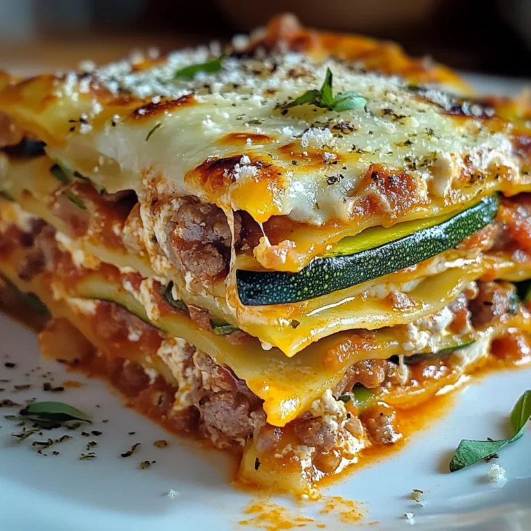 Lasagnes courgettes chair à saucisse
