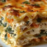 Lasagnes familiales aux légumes et poulet