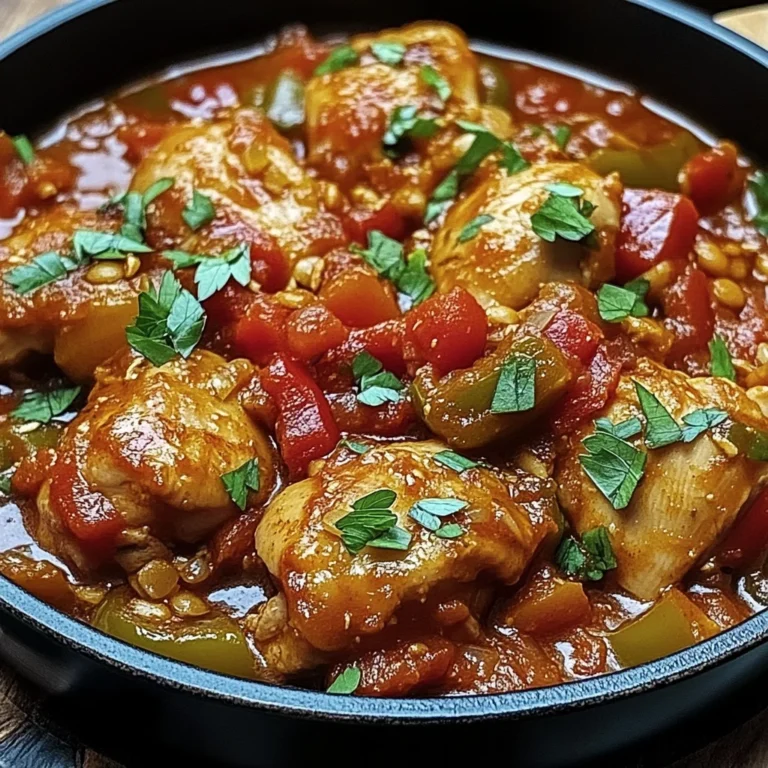 Marmite de poulet façon espagnole