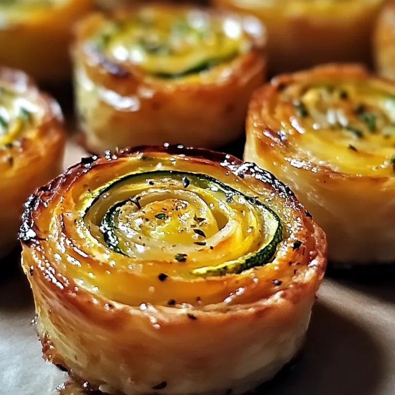 Minis flans de courgette et oignon