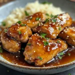 Poulet caramélisé savoureux