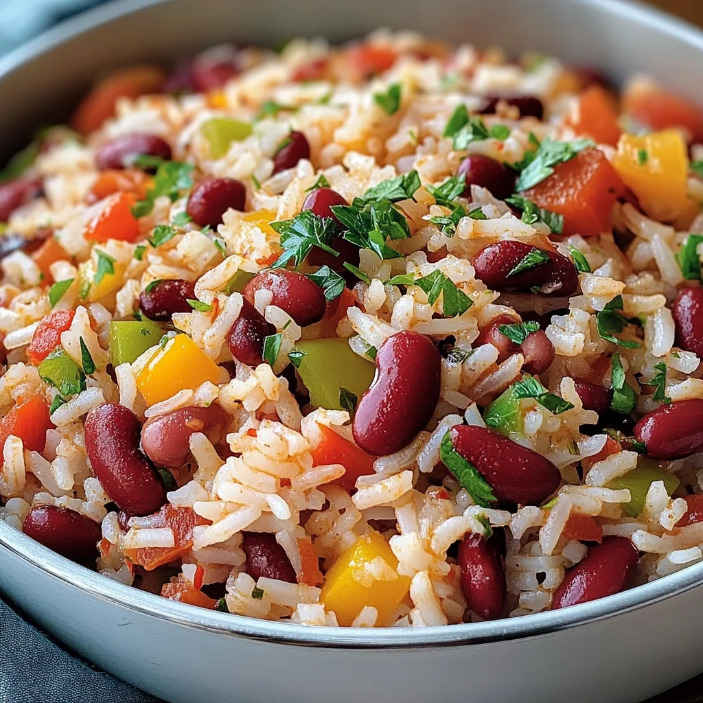 Riz Cajun aux Haricots Rouges