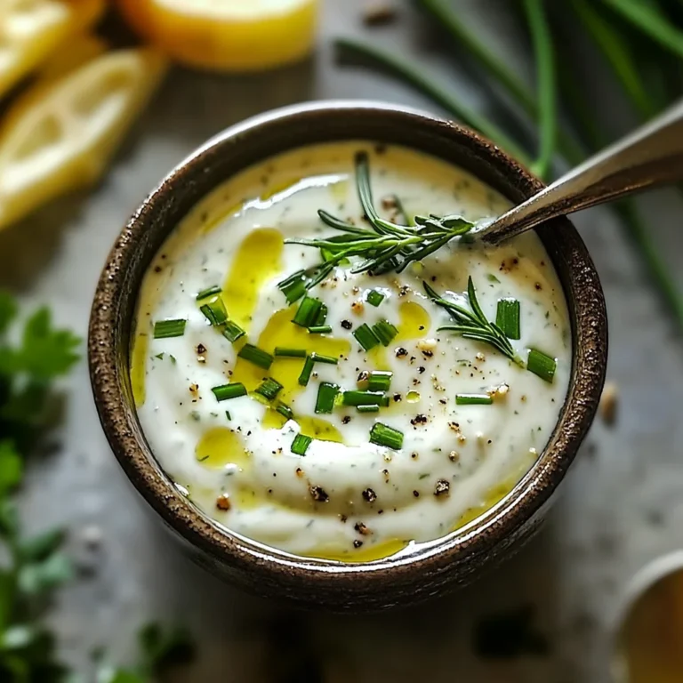 Sauce Légère pour Salades et Crudités