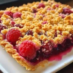 Tarte Crumble aux Framboises