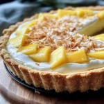 Tarte Paradisiaque à la Crème Coco