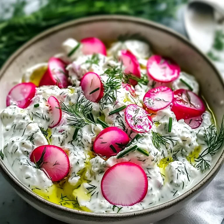 Tzatziki aux radis et herbes