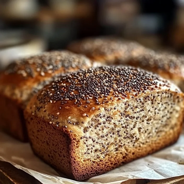 Pain à l'Avoine et aux Graines de Chia Sans Gluten