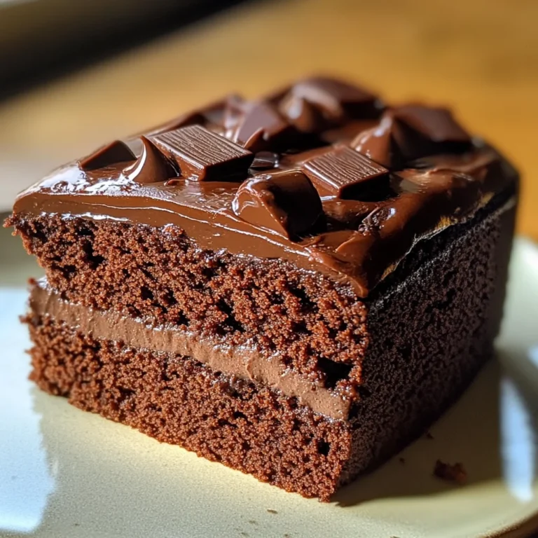 Quatre-Quarts au Chocolat Moelleux et Fondant