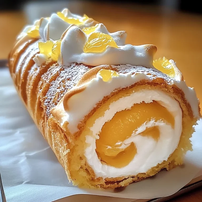 Roll Citron Meringué à la New-Yorkaise