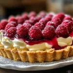 Tarte Onctueuse au Mascarpone & Framboises