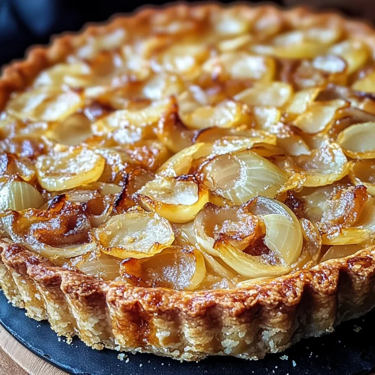 Tarte à l’Oignon Alsacienne : Une Recette Gourmande et Réconfortante