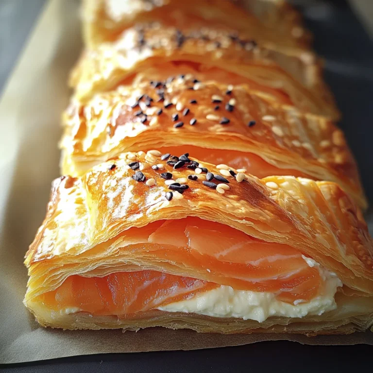 Feuilletés au Saumon et Fromage