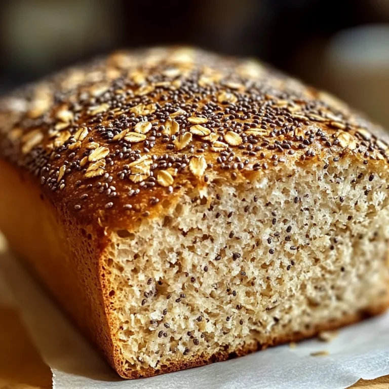Pain à l'Avoine et aux Graines de Chia Sans Gluten