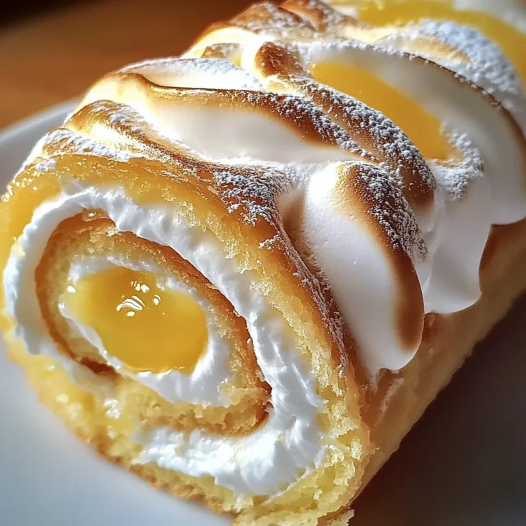 Roll Citron Meringué à la New-Yorkaise