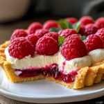 Tarte Onctueuse au Mascarpone & Framboises