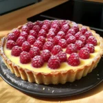 Tarte aux framboises comme chez le pâtissier