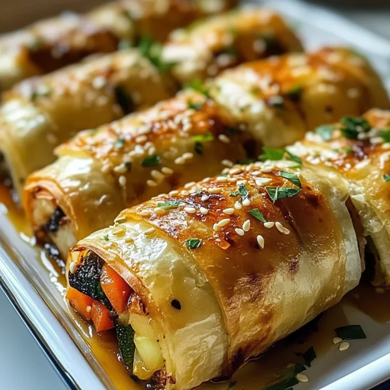 Baked Vegetable Rolls : Une Explosion de Saveurs et de Textures Incroyable