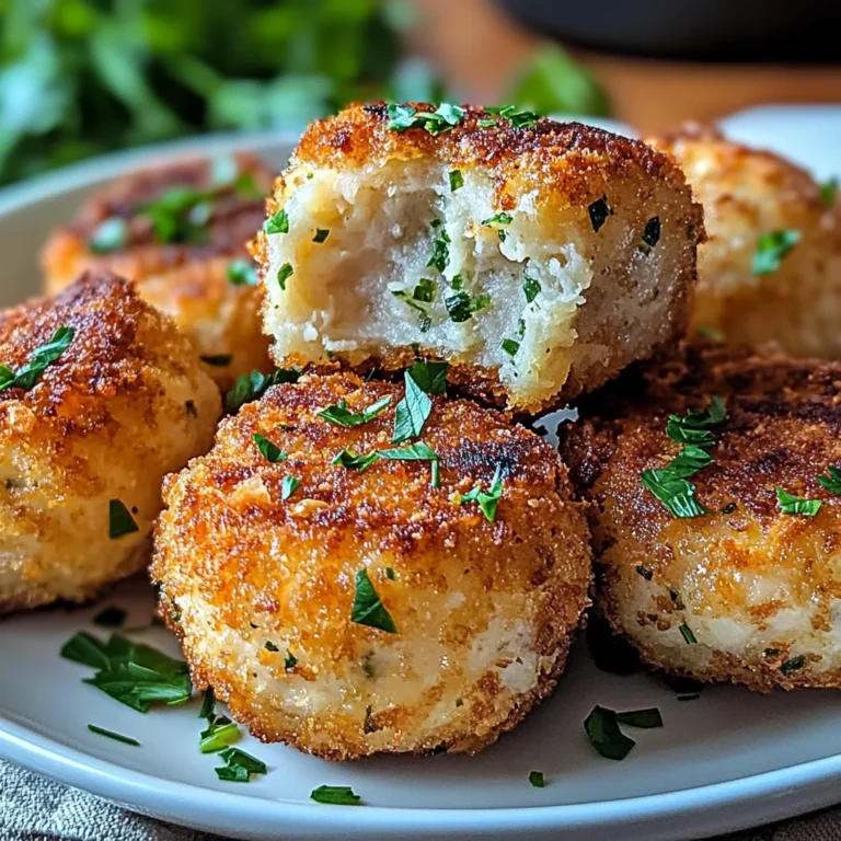 Croquettes de Thon aux Herbes Fraîches