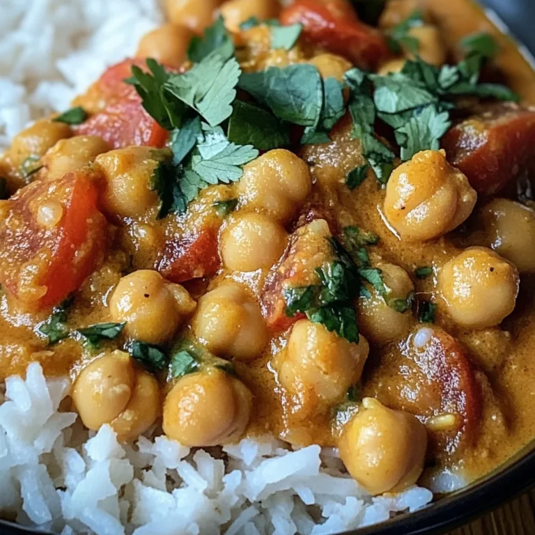 Curry de Pois Chiches, Tomate et Cacahuète : Un Voyage Culinaire Incroyable