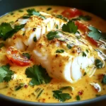 Curry de Poisson Blanc au Lait de Coco