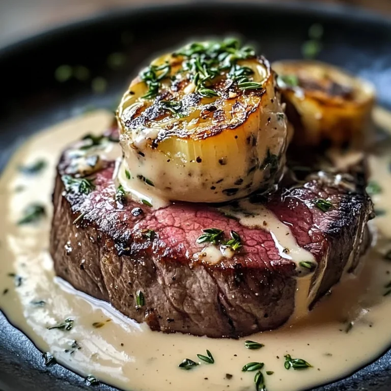 Filet de Bœuf à la Crème aux Échalotes