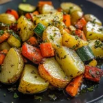 Légumes Rôtis à l'Ail et aux Herbes