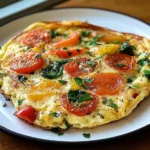 Omelette aux Légumes : Un Délice Coloré et Nutrissant