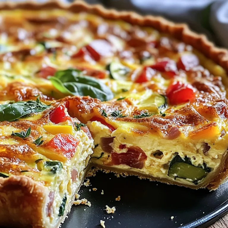 Quiche Sans Pâte : Une Option Légère et Incroyable à 5 Ingrédients