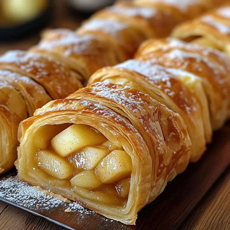 Roulés Feuilletés aux Pommes en 10 Minutes