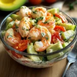 Salade Crevettes Sauce Crémeuse