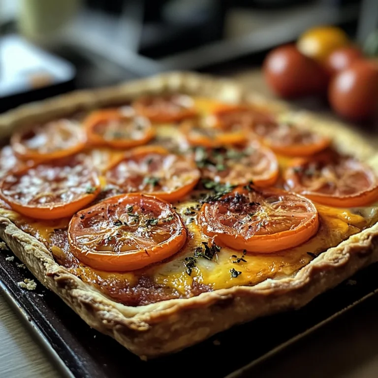 Tarte Thon Tomate et Moutarde : Une Recette Savoureuse et Facile à Réaliser