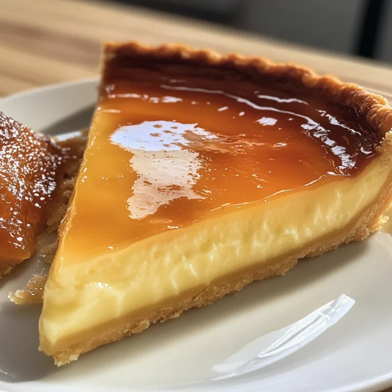 Tarte au Flan de Ma Grand-mère