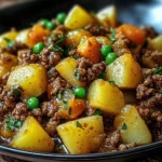 Viande Hachée avec Pommes de Terre : Un Plat Incroyable et Nourrissant