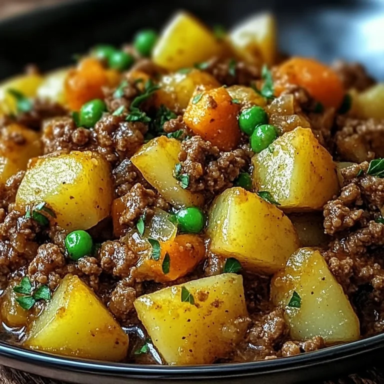 Viande Hachée avec Pommes de Terre : Un Plat Incroyable et Nourrissant